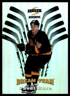 Hokejová karta Pavel Bure Pinnacle Score 1996-97 Dream Team č. 10 of 12