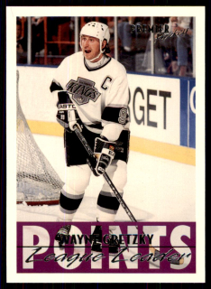 Hokejová karta Wayne Gretzky Topps Premier 1993-94 Points Leader č. 150