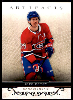 Hokejová karta Jeff Petry UD Artifacts 2021-22 řadová č. 52