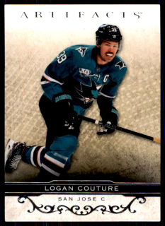 Hokejová karta Logan Couture UD Artifacts 2021-22 řadová č. 78