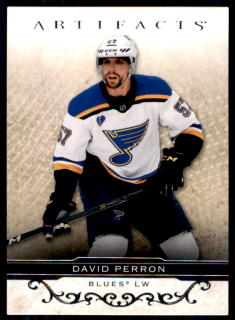 Hokejová karta David Perron UD Artifacts 2021-22 řadová č. 97