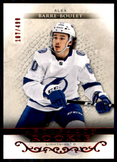 Hokejová karta Alex Barre-Boulet UD Artifacts 2021-22 Rookie Ruby /499 č. 171