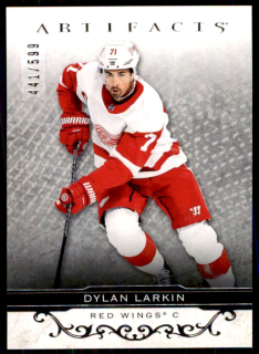 Hokejová karta Dylan Larkin UD Artifacts 2021-22 Star /599 č. 127