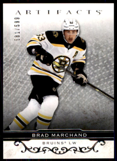 Hokejová karta Brad Marchand UD Artifacts 2021-22 Star /599 č. 134