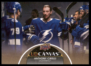 Hokejová karta Anthony Cirelli UD Extended 2021-22 UD Canvas č. C343