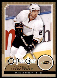 Hokejová karta Francois Beauchemin OPC 2008-09 řadová č.36