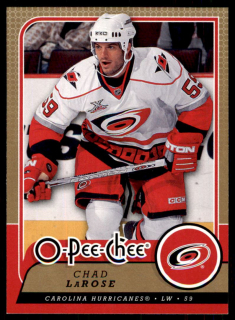 Hokejová karta Chad LaRose OPC 2008-09 řadová č.52