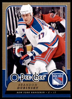 Hokejová karta Brandon Dubinsky OPC 2008-09 řadová č.284
