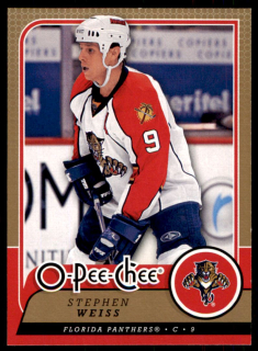 Hokejová karta Stephen Weiss OPC 2008-09 řadová č.328