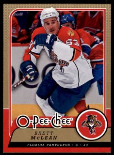 Hokejová karta Brett McLean OPC 2008-09 řadová č.365