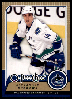 Hokejová karta Alexandre Burrows OPC 2008-09 řadová č.450
