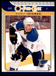 Hokejová karta Barret Jackman OPC 2009-10 řadová č.93
