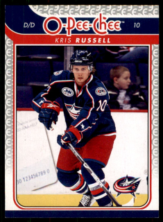 Hokejová karta Kris Russell OPC 2009-10 řadová č.102
