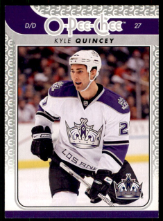 Hokejová karta Kyle Quincey OPC 2009-10 řadová č.105