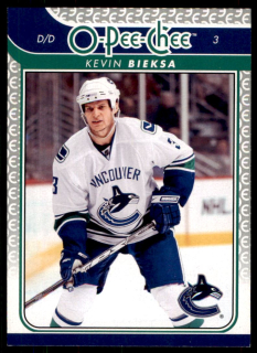 Hokejová karta Kevin Bieksa OPC 2009-10 řadová č.113