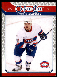 Hokejová karta Andrei Markov OPC 2009-10 řadová č.125