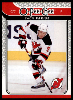 Hokejová karta Zach Parise OPC 2009-10 řadová č.162