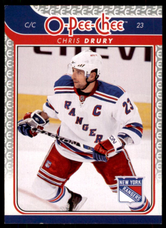 Hokejová karta Chris Drury OPC 2009-10 řadová č.166