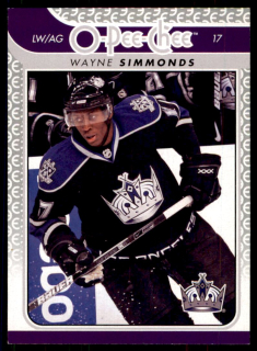 Hokejová karta Wayne Simmonds OPC 2009-10 řadová č.198
