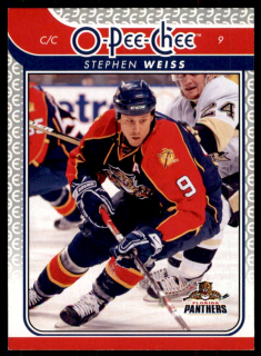 Hokejová karta Stephen Weiss OPC 2009-10 řadová č.215