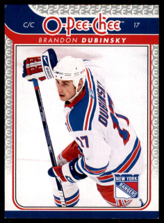 Hokejová karta Brandon Dubinsky OPC 2009-10 řadová č.257