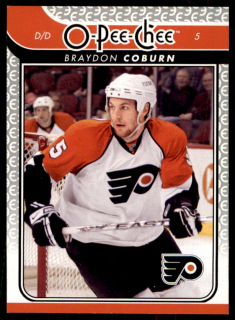 Hokejová karta Braydon Coburn OPC 2009-10 řadová č.298