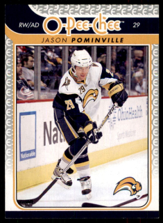 Hokejová karta Jason Pominville OPC 2009-10 řadová č.307