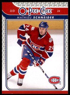 Hokejová karta Mathieu Schneider OPC 2009-10 řadová č.326