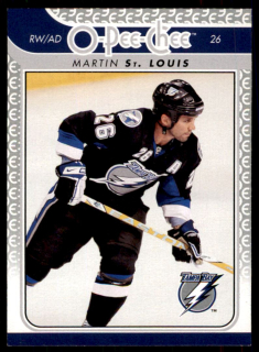 Hokejová karta Martin St. Louis OPC 2009-10 řadová č.341