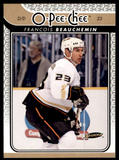 Hokejová karta Francois Beauchemin OPC 2009-10 řadová č.345