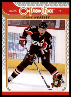 Hokejová karta Dany Heatley OPC 2009-10 řadová č.356