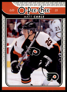 Hokejová karta Matt Carle OPC 2009-10 řadová č.357