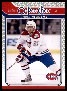 Hokejová karta Chris Higgins OPC 2009-10 řadová č.374