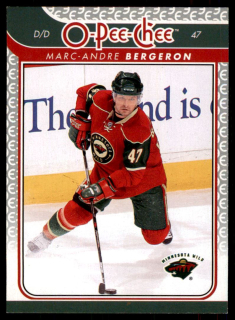 Hokejová karta Marc-Andre Bergeron OPC 2009-10 řadová č.471