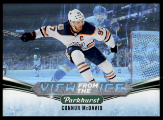 Hokejová karta Connor McDavid UD Parkhurst 2019-20 View from the Ice č. V-15