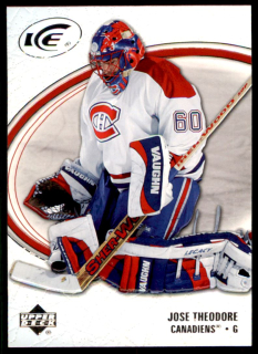Hokejová karta Jose Theodore UD Ice 2005-06 řadová č.49