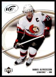 Hokejová karta Daniel Alfredsson UD Ice 2005-06 řadová č.69