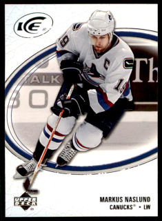 Hokejová karta Markus Naslund UD Ice 2005-06 řadová č.95