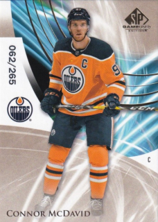 Hokejová karta Connor McDavid UD Game Used 2020-21 paralelní /265 č. 1