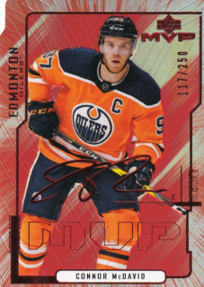 Hokejová karta Connor McDavid UD MVP 20-21 20th Anniversary - C. & C. /250 č. 1