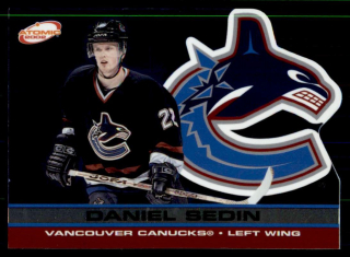 Hokejová karta Daniel Sedin Atomic 2001-02 řadová č.95