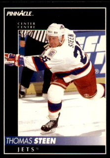 Hokejová karta Thomas Steen Pinnacle 1992-93 řadová č.29