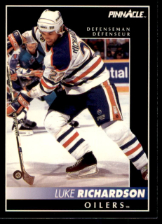 Hokejová karta Luke Richardson Pinnacle 1992-93 řadová č.41