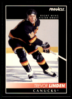Hokejová karta Trevor Linden Pinnacle 1992-93 řadová č.47