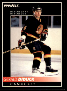 Hokejová karta Gerald Diduck Pinnacle 1992-93 řadová č.81