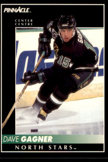 Hokejová karta Dave Gagner Pinnacle 1992-93 řadová č.85