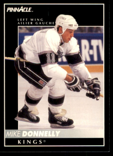 Hokejová karta Mike Donnelly Pinnacle 1992-93 řadová č.98