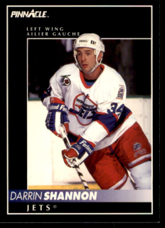 Hokejová karta Darrin Shannon Pinnacle 1992-93 řadová č.106