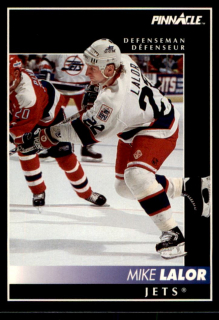 Hokejová karta Mike Lalor Pinnacle 1992-93 řadová č.123