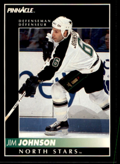 Hokejová karta Jim Johnson Pinnacle 1992-93 řadová č.137